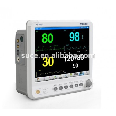 PM-7000C 12.1''LED Screen Wireless Patient Monitor with CE, FDA certificate