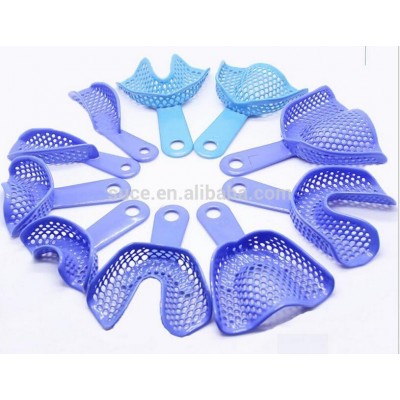 Disposable plastic dental impression trays