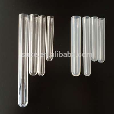 Various size laboratory glass/plastic test tube